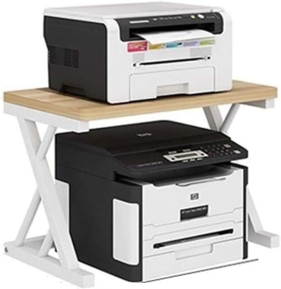 ナチュラルなデザイン プリンター台 パソコンラック キャスター